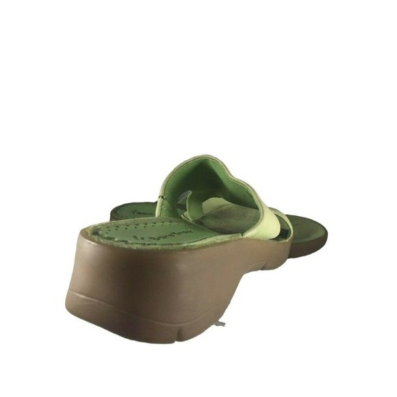 Bare Traps Womens Shoes US Size 7.5M Green Slip On Sandals Slides Optimum - Picture 4 of 10